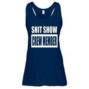 Funny Shit Show Crew Member Ladies Essential Flowy Tank