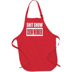 Funny Shit Show Crew Member Full-Length Apron With Pockets