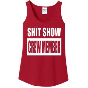 Funny Shit Show Crew Member Ladies Essential Tank