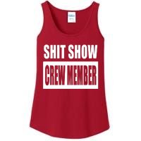 Funny Shit Show Crew Member Ladies Essential Tank