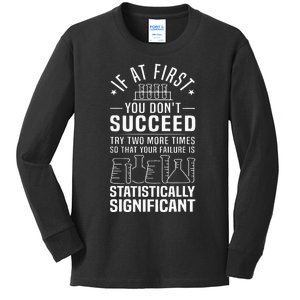 Funny Statistics Science Pun Gift For Men Women Chemistry Kids Long Sleeve Shirt