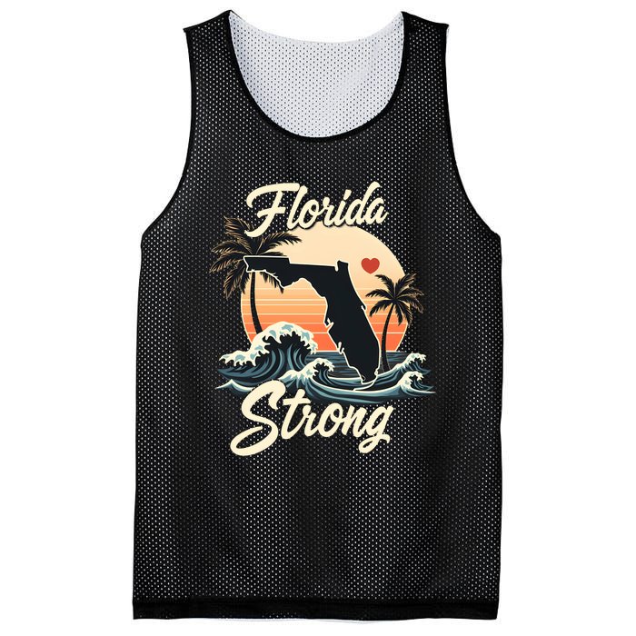 Florida Strong Support & Pray For Florida Mesh Reversible Basketball Jersey Tank