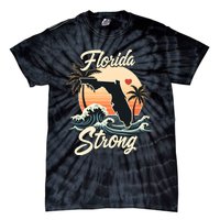 Florida Strong Support & Pray For Florida Tie-Dye T-Shirt