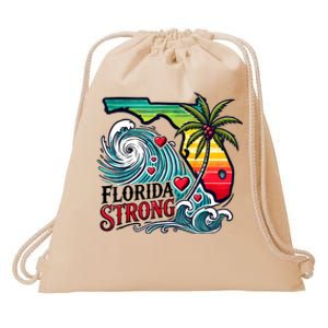 Florida Strong Support Pray For Tampa Bay Strong Community Drawstring Bag