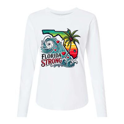 Florida Strong Support Pray For Tampa Bay Strong Community Womens Cotton Relaxed Long Sleeve T-Shirt