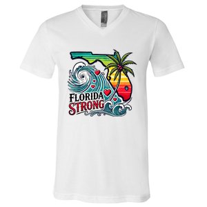 Florida Strong Support Pray For Tampa Bay Strong Community V-Neck T-Shirt