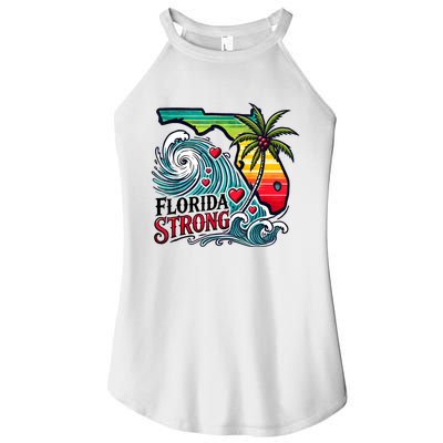 Florida Strong Support Pray For Tampa Bay Strong Community Women's Perfect Tri Rocker Tank