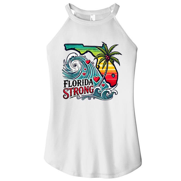 Florida Strong Support Pray For Tampa Bay Strong Community Women's Perfect Tri Rocker Tank