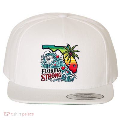 Florida Strong Support Pray For Tampa Bay Strong Community Wool Snapback Cap