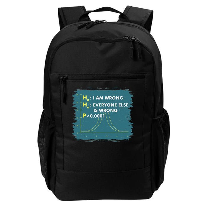 Funny Statistics S I Math Geek I Im Wrong Stats Gift Daily Commute Backpack