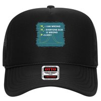 Funny Statistics S I Math Geek I Im Wrong Stats Gift Trucker Hat