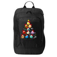 Funny Solar System Space Planets Tree Christmas Pajama Xmas City Backpack