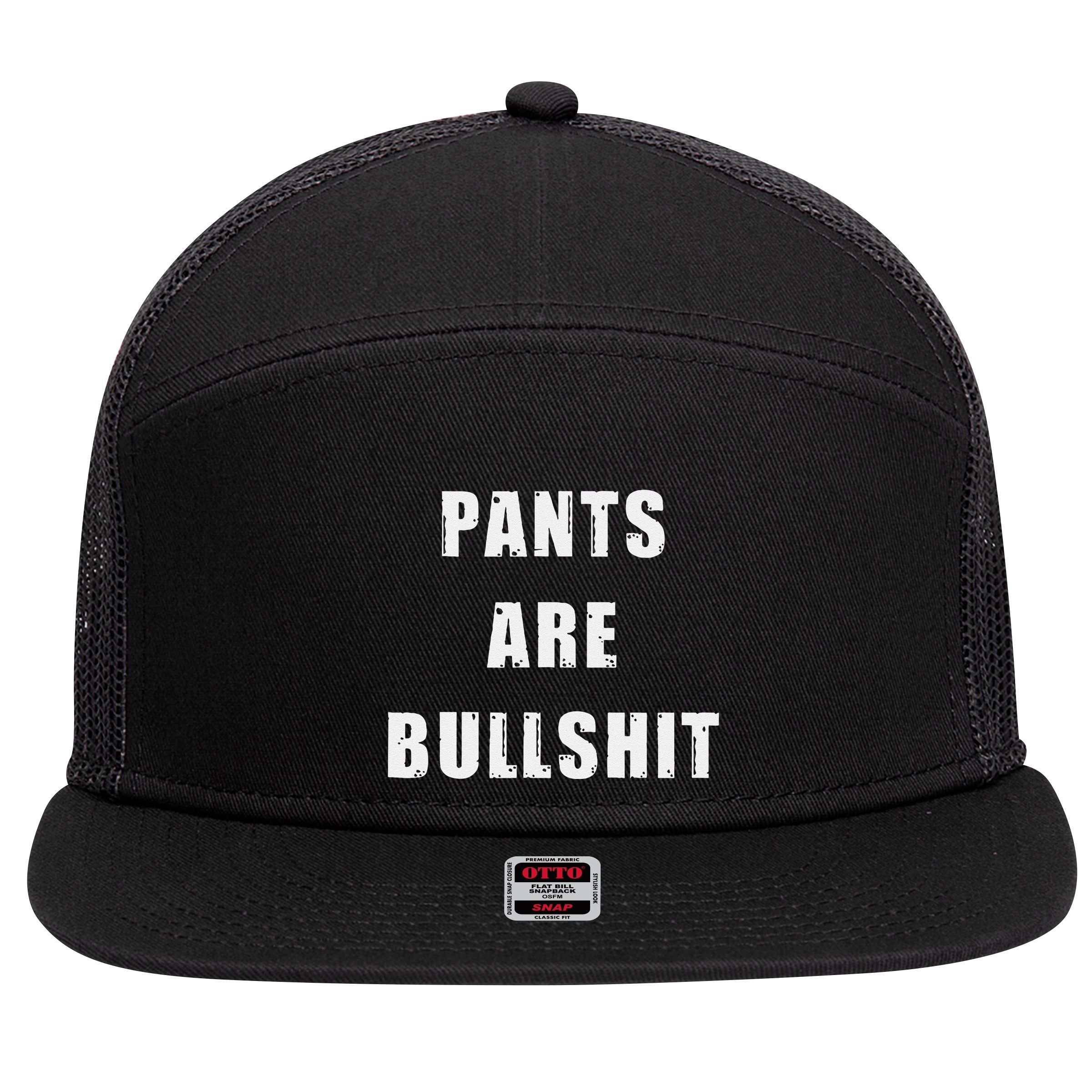 Funny Sarcastic Scottish Kilt And Tartan Fashion Attire 7 Panel Mesh Trucker Snapback Hat