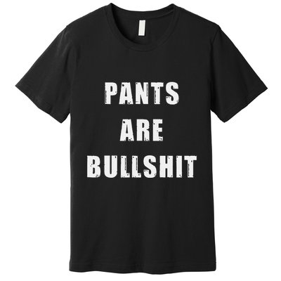 Funny Sarcastic Scottish Kilt And Tartan Fashion Attire Premium T-Shirt