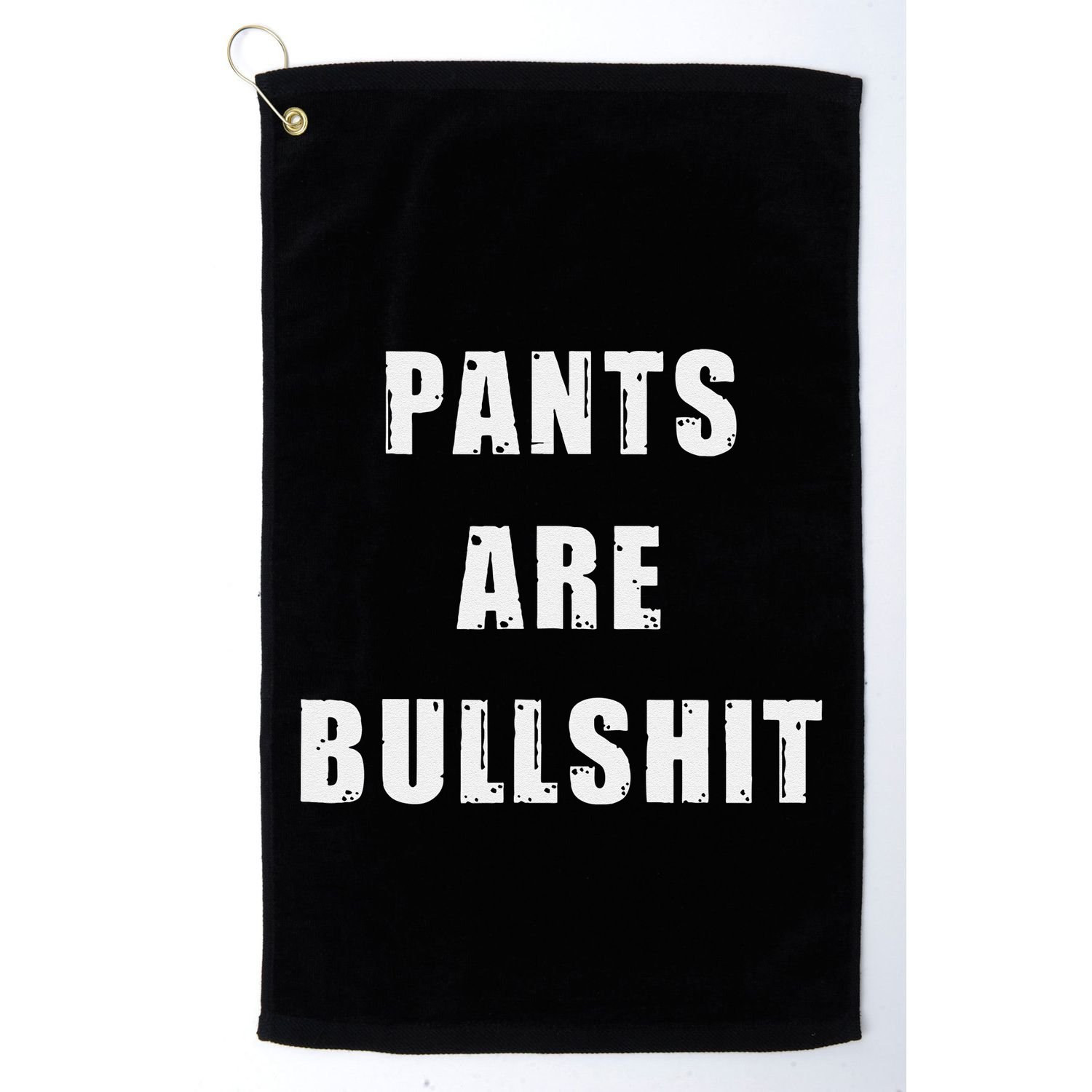 Funny Sarcastic Scottish Kilt And Tartan Fashion Attire Golf Towel
