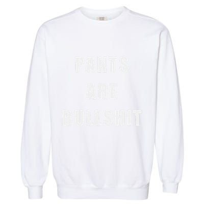Funny Sarcastic Scottish Kilt And Tartan Fashion Attire Garment-Dyed Sweatshirt