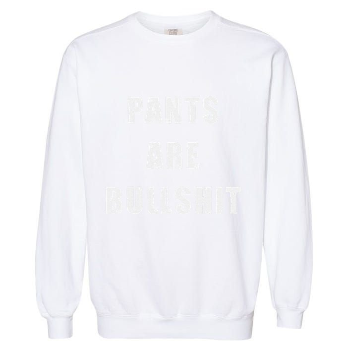 Funny Sarcastic Scottish Kilt And Tartan Fashion Attire Garment-Dyed Sweatshirt