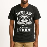 Funny Sloth Stuff IM Not Lazy Energy Efficient Nap Lovers Tall T-Shirt