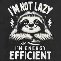 Funny Sloth Stuff IM Not Lazy Energy Efficient Nap Lovers 11oz C Handle Ceramic Mug