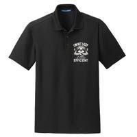 Funny Sloth Stuff IM Not Lazy Energy Efficient Nap Lovers Dry Zone Grid Polo