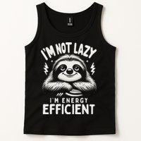 Funny Sloth Stuff IM Not Lazy Energy Efficient Nap Lovers Tank Top