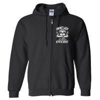 Funny Sloth Stuff IM Not Lazy Energy Efficient Nap Lovers Full Zip Hoodie