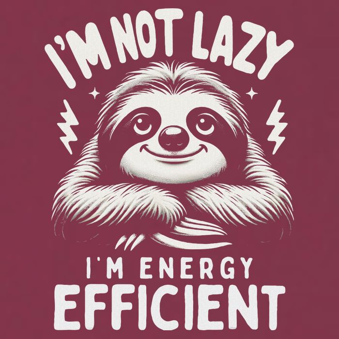 Funny Sloth Stuff IM Not Lazy Energy Efficient Nap Lovers 16oz Travel Tumbler