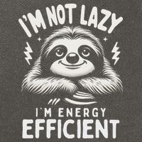 Funny Sloth Stuff IM Not Lazy Energy Efficient Nap Lovers Cotton Canvas Backpack