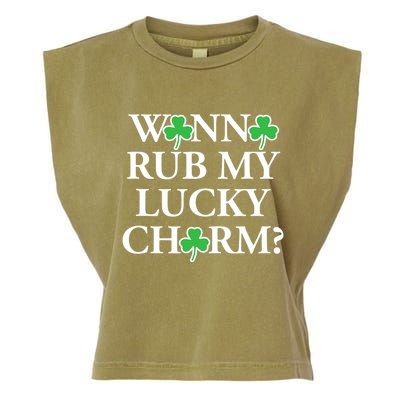 Funny Sexy St Patricks Day Clothing For Men Inappropriate Garment-Dyed Women's Muscle Tee