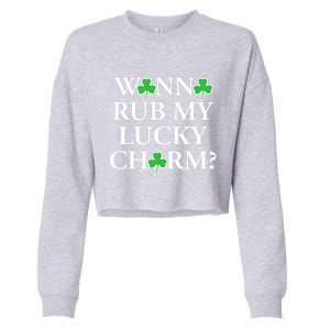 Funny Sexy St Patricks Day Clothing For Men Inappropriate Cropped Pullover Crew