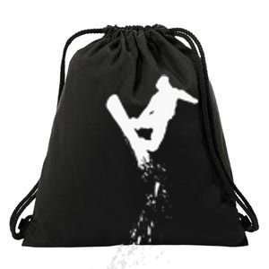 Freestyle Snowboarding Snowboarder Snowboard Wintersports Drawstring Bag