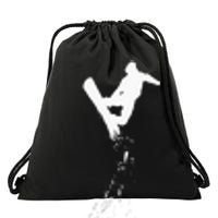 Freestyle Snowboarding Snowboarder Snowboard Wintersports Drawstring Bag