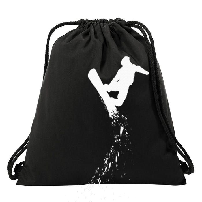 Freestyle Snowboarding Snowboarder Snowboard Wintersports Drawstring Bag