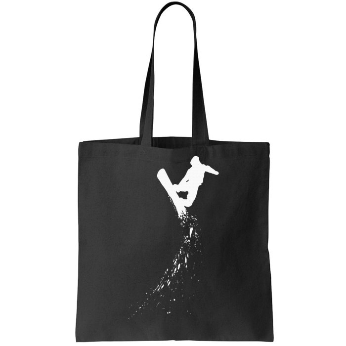 Freestyle Snowboarding Snowboarder Snowboard Wintersports Tote Bag