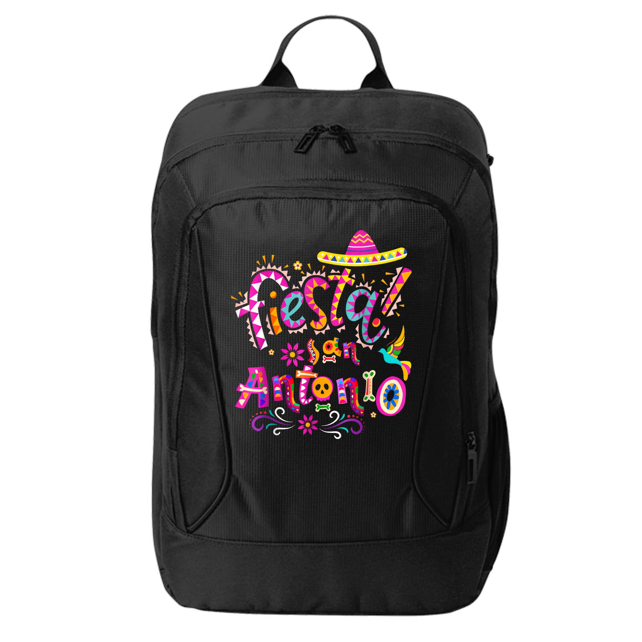 Fiesta Squad San Antonio Texas Cinco De Mayo Lets Fiesta  City Backpack