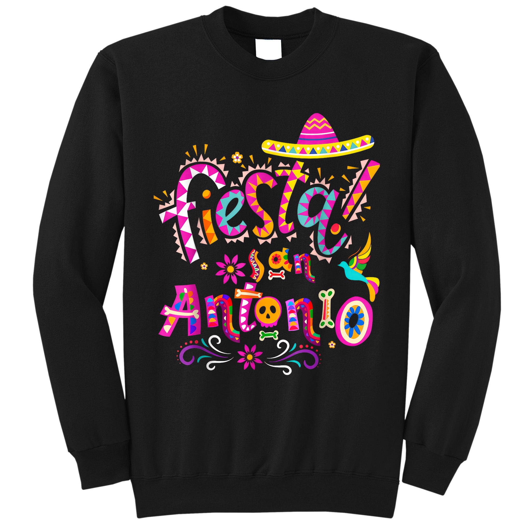 Fiesta Squad San Antonio Texas Cinco De Mayo Lets Fiesta  Tall Sweatshirt