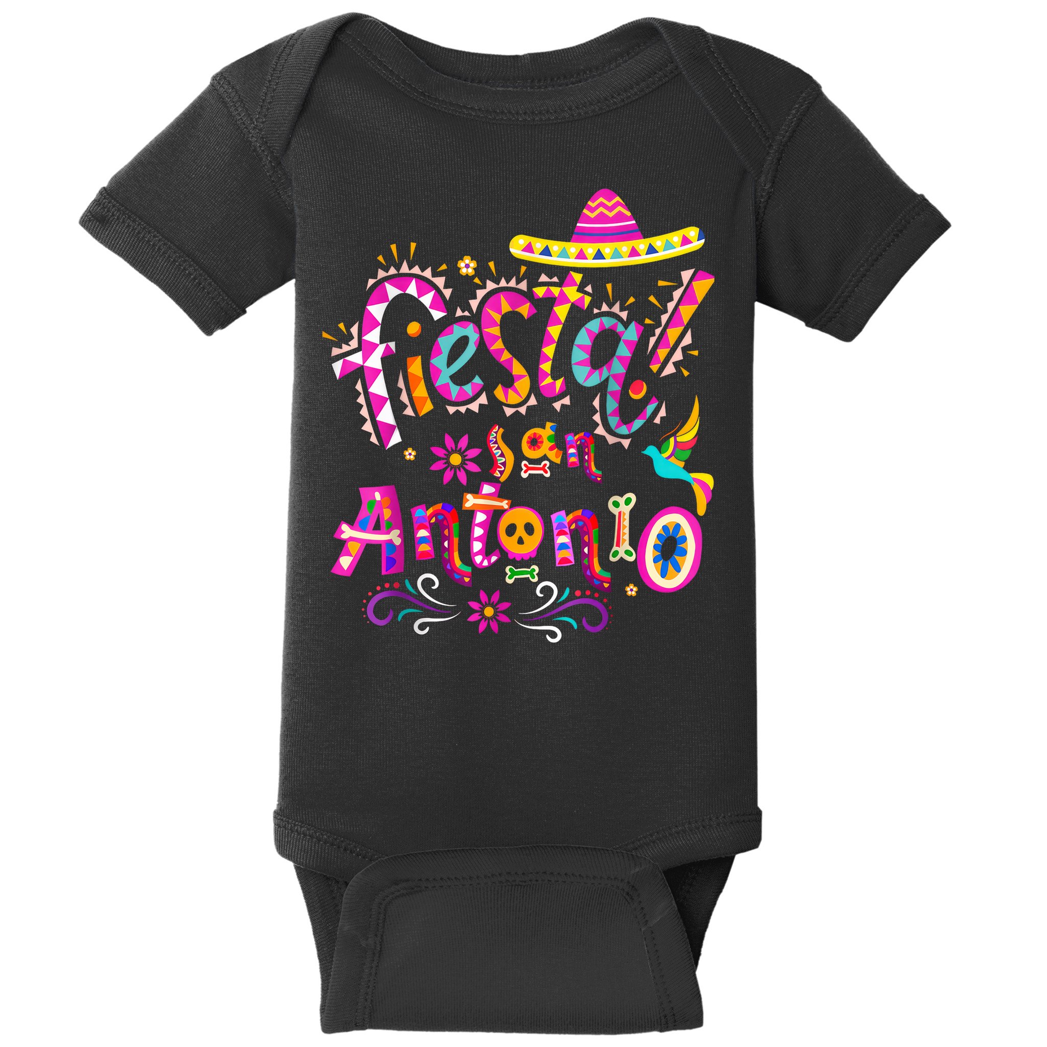 Fiesta Squad San Antonio Texas Cinco De Mayo Lets Fiesta  Baby Bodysuit