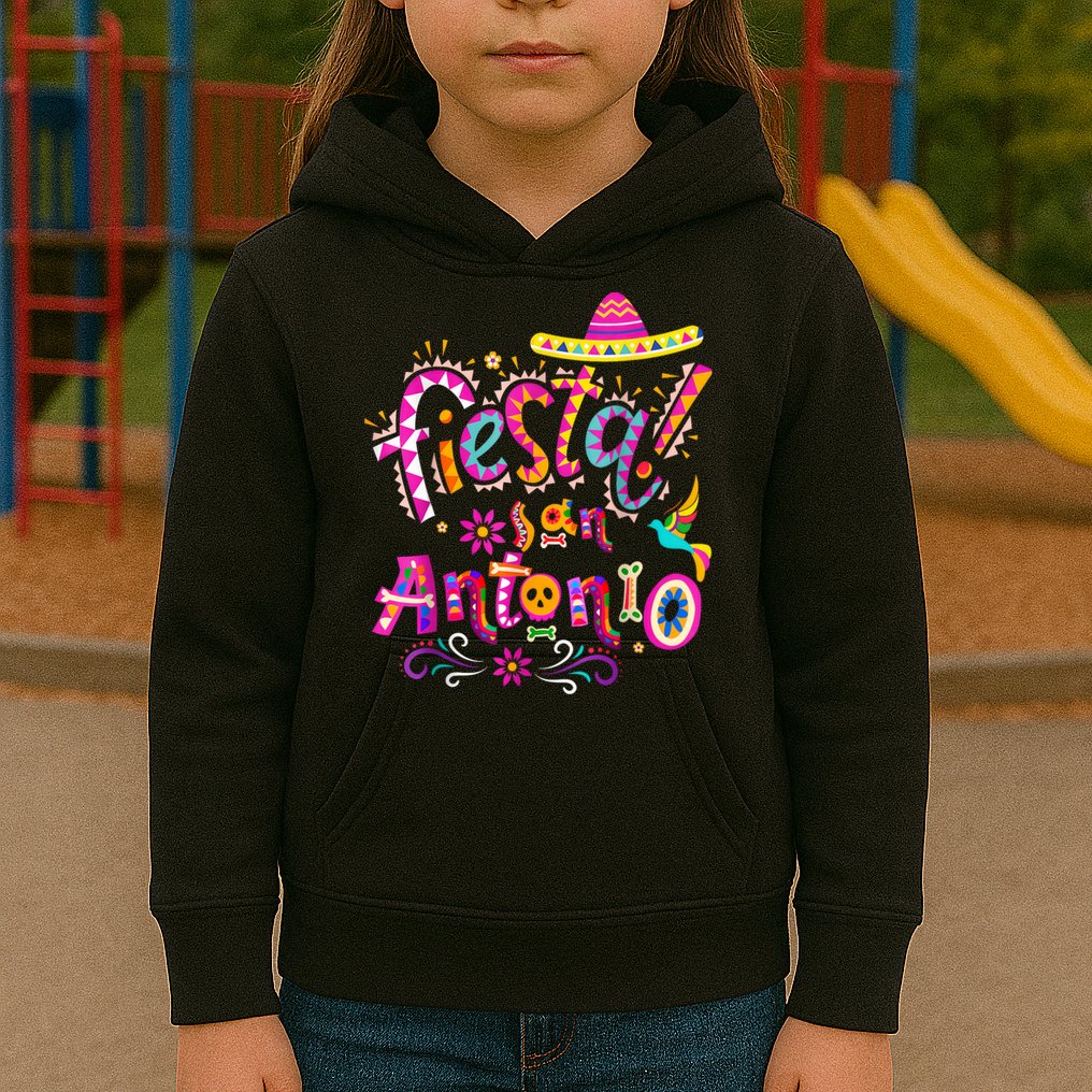 Fiesta Squad San Antonio Texas Cinco De Mayo Lets Fiesta  Kids Hoodie