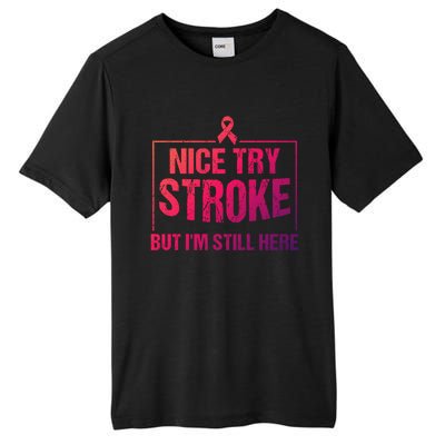 Funny Stroke Survivor Gift Cute Brain Attacks Gift Tall Fusion ChromaSoft Performance T-Shirt