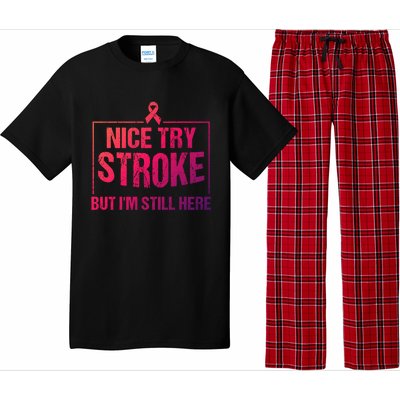 Funny Stroke Survivor Gift Cute Brain Attacks Gift Pajama Set