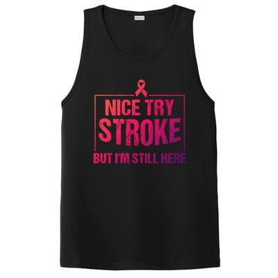 Funny Stroke Survivor Gift Cute Brain Attacks Gift PosiCharge Competitor Tank