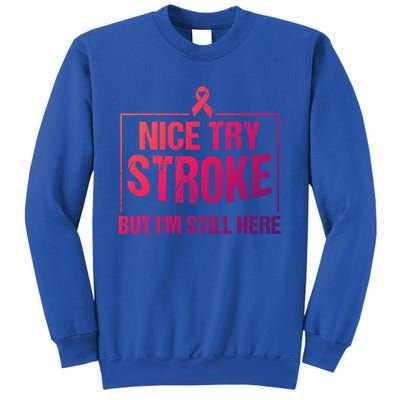 Funny Stroke Survivor Gift Cute Brain Attacks Gift Sweatshirt