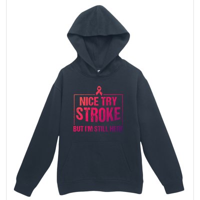 Funny Stroke Survivor Gift Cute Brain Attacks Gift Urban Pullover Hoodie