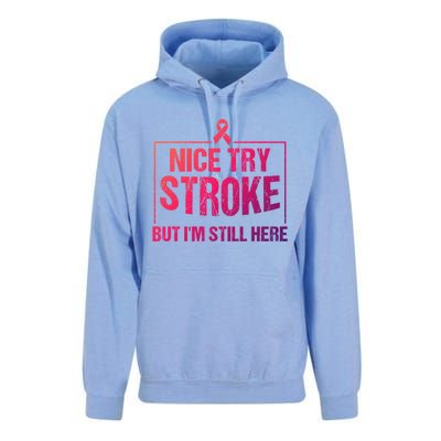 Funny Stroke Survivor Gift Cute Brain Attacks Gift Unisex Surf Hoodie