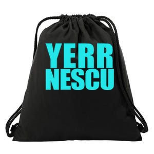 Funny Sport Saying Yerr Nescu Drawstring Bag