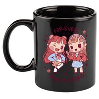 Forever Soul Sisters Chibi Friends 11oz C Handle Ceramic Mug