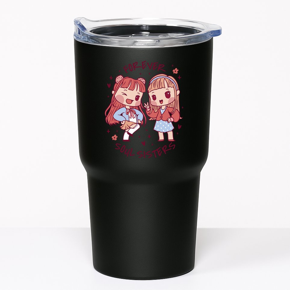 Forever Soul Sisters Chibi Friends Tumbler