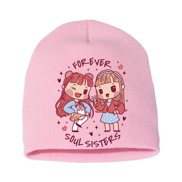 Forever Soul Sisters Chibi Friends Short Acrylic Beanie