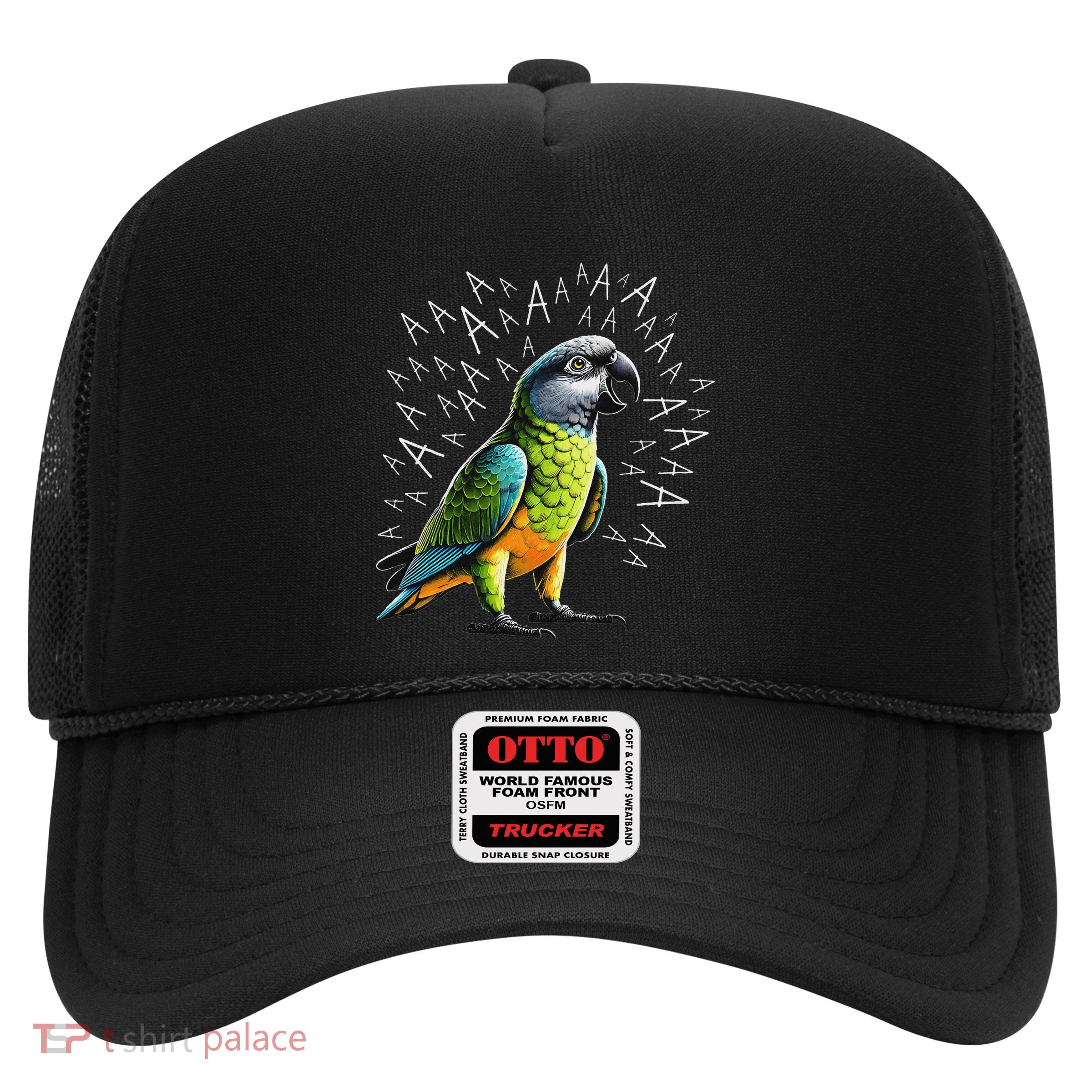 Funny Screaming Senegal Parrot Lover Trucker Hat