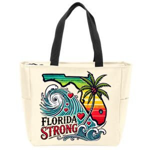 Florida Strong Support Pray For Tampa Bay Strong Community Zip Tote Bag